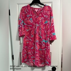 Lilly Pulitzer 3/4 sleeve dress